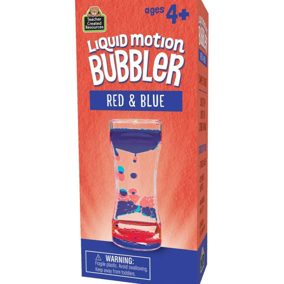 Red & Blue Liquid Motion Bubbler