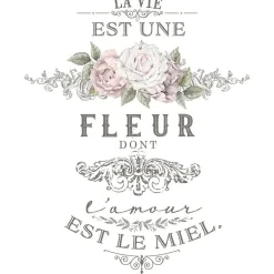Redesign DƩcor Transfers L'amour Est Le Miel 26"x35" 655350633004