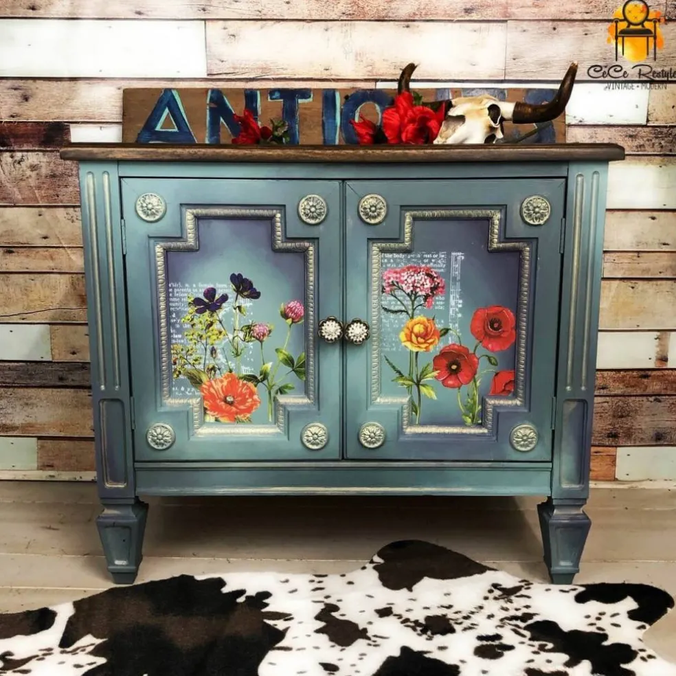 Redesign Decor Transfers Floral Collection 24"x34" 655350640576