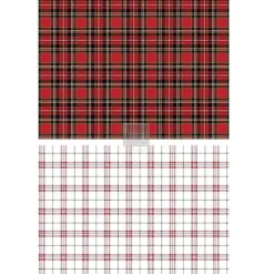 Redesign Decor Transfers Gingham Red 23"x33" 655350641689