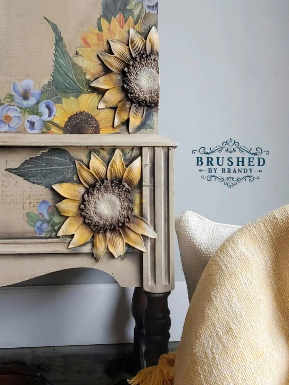 Redesign Decor Transfers Sunflower Fields 25.1"x32" 655350644840