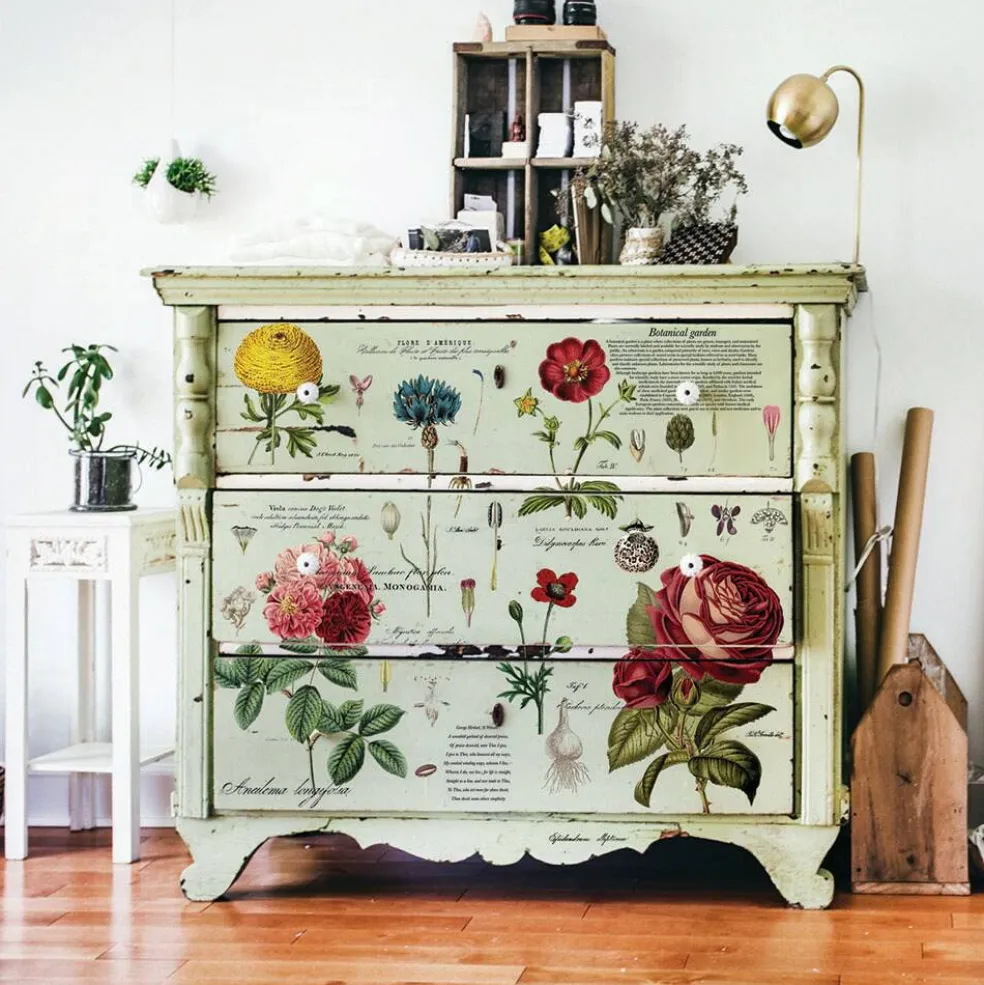 Redesign Decor Transfers Vintage Botanical 48"x35" 655350646509