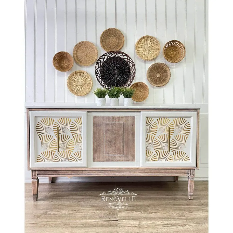 Redesign With Prima Decor Transfers - Geo Wave - total sheet size 24"x 35" , cut into 3 sheets 655350656461