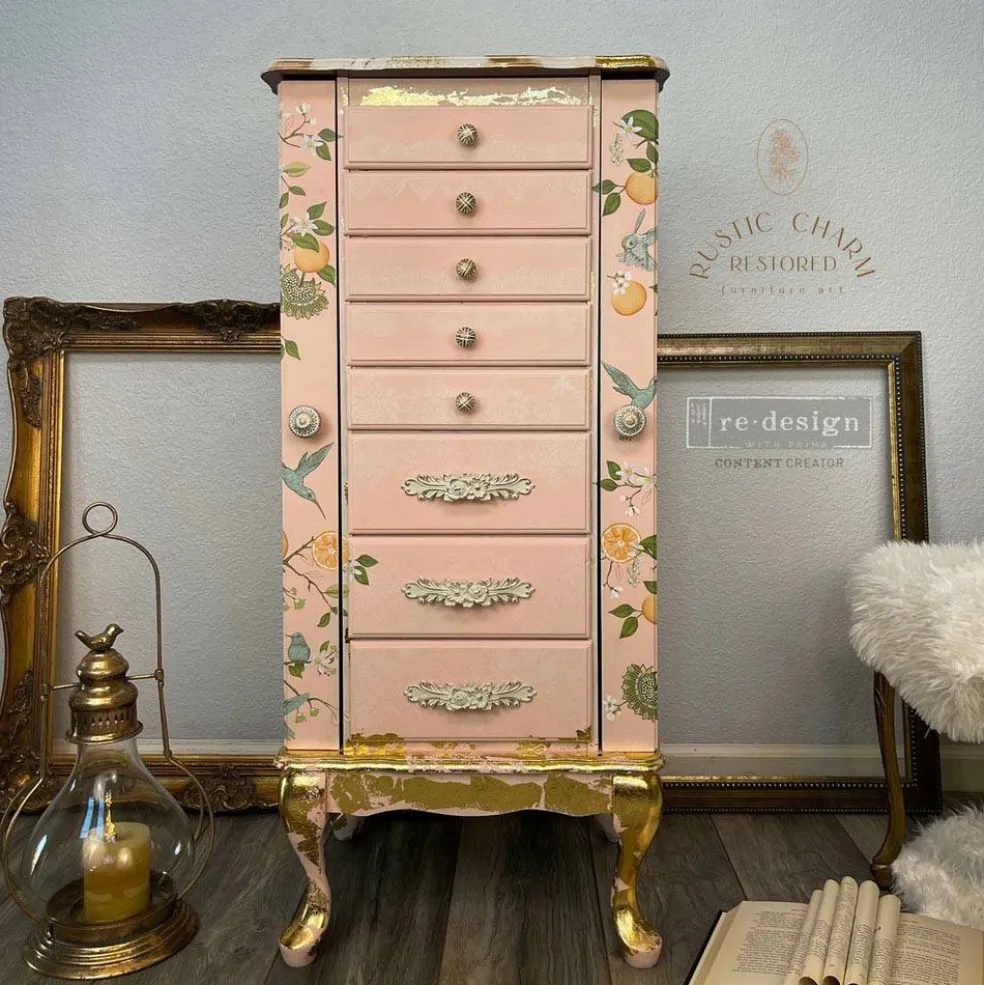 Redesign With Prima Decor Transfers - Orange Grove - total sheet size 24"x 35" , cut into 3 sheets 655350656515
