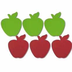 6.5" Red & Green Apple Foam Shapes, 35ct. by Creatology™