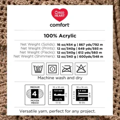 Red Heart® Comfort™ Solid Yarn