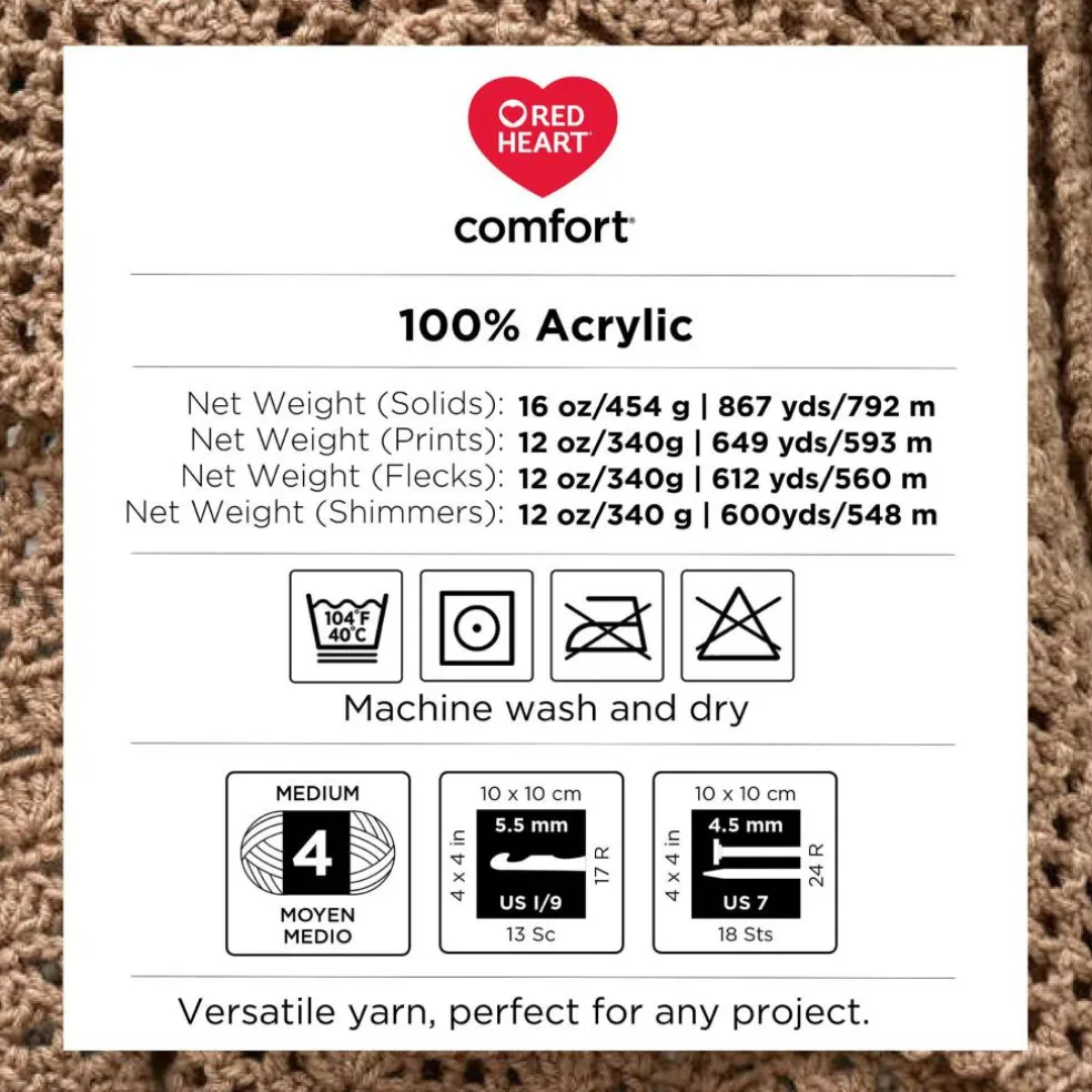 Red Heart® Comfort™ Variegated Yarn