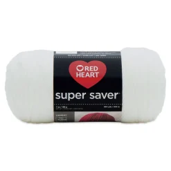 Red Heart Super Saver Yarn - Soft White, 7 oz