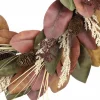 26" Red Magnolia Leaves & Pinecone Wreath by Ashland®
