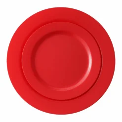 Red Plastic Lunch & Dinner Plates, 40ct. by Celebrate It™