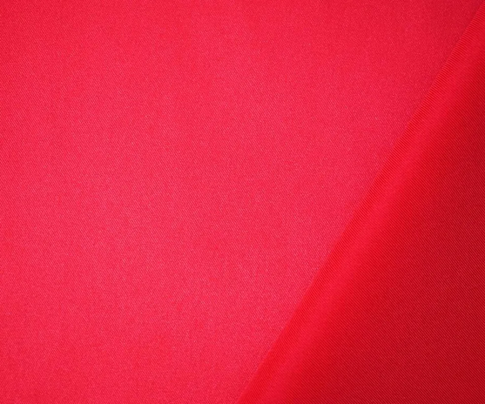 Red Poly Spandex Stretch Solid Stretch Lamour Woven Fabric By the Yard