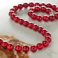 Red Quartz Round Beads, 6mm by Bead Landing™
