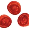 Red Royal Icing Roses – 1" Edible Cake & Cupcake Decorations, 6 Count