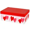 Red & White Hearts Photo Box by Simply Tidy™