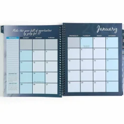 RE-FOCUS THE CREATIVE OFFICE, 2026 Annual Calendar, Monthly and Weekly Views, To-Do List
