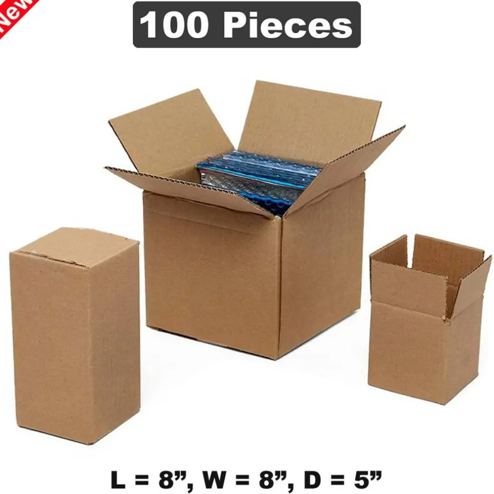 Reliable 8" x 8" x 5" Cube Shipping Boxes for Fragile Protection