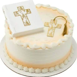 Religious Bible and Cross Pendant Cake Kit