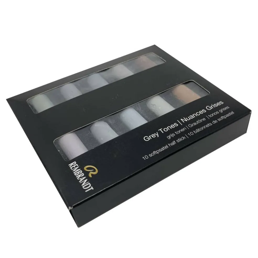 Rembrandt 10 Color Half Stick Soft Pastel Set