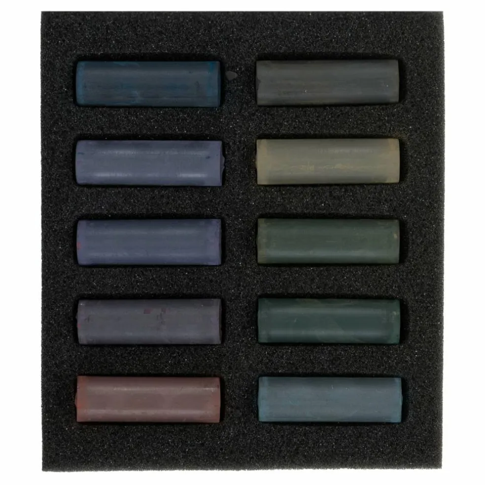 Rembrandt 10 Color Half Stick Soft Pastel Set