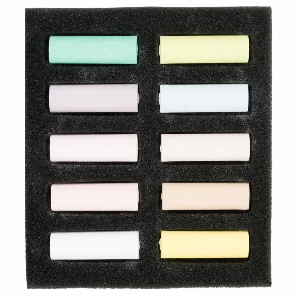 Rembrandt 10 Color Half Stick Soft Pastel Set