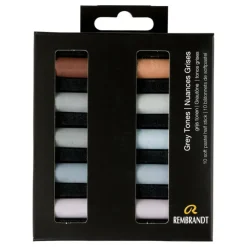 Rembrandt 10 Color Half Stick Soft Pastel Set
