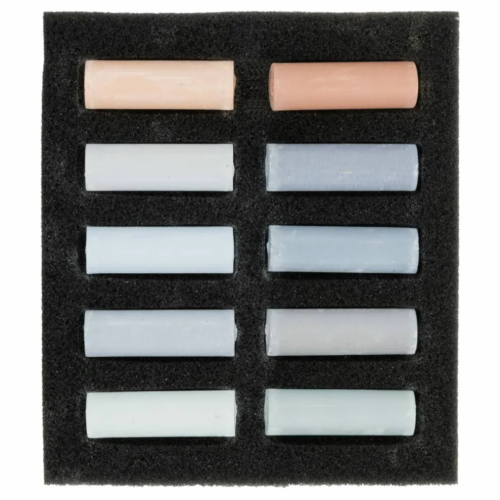 Rembrandt 10 Color Half Stick Soft Pastel Set