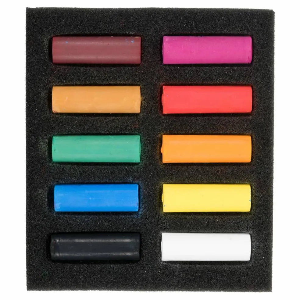 Rembrandt 10 Color Half Stick Soft Pastel Set