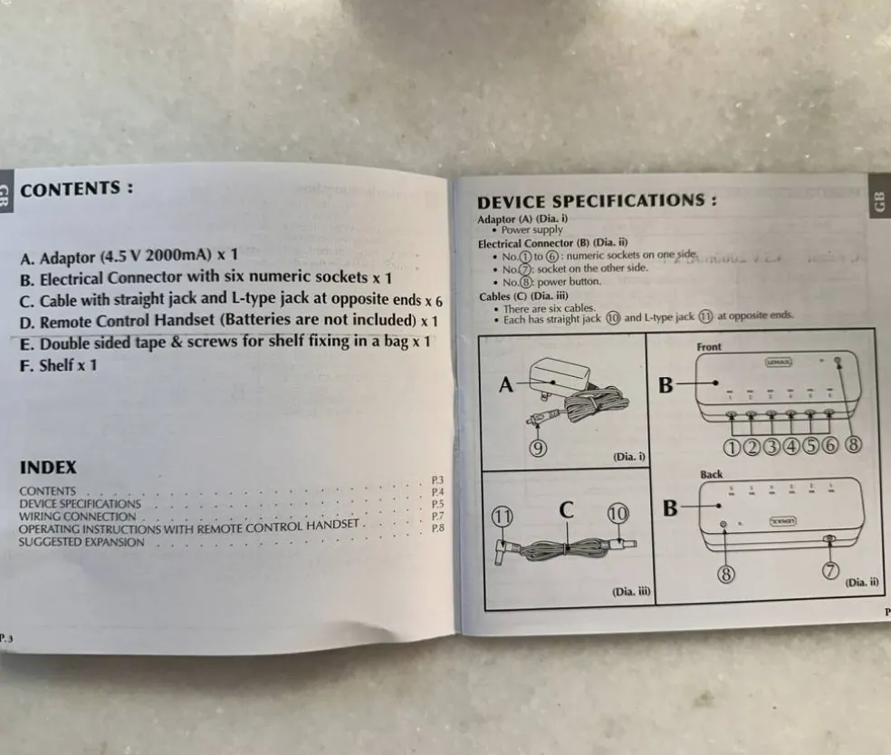 Remote Control Box - Lemax