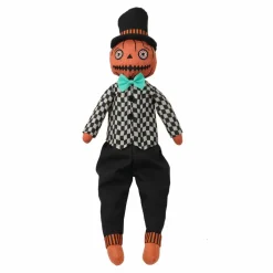 22" Retro Jack-o'-Lantern Man Sitter Tabletop Décor by Ashland®