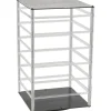 Revolving Rotating Acrylic Earring Display & 100 2" Cards