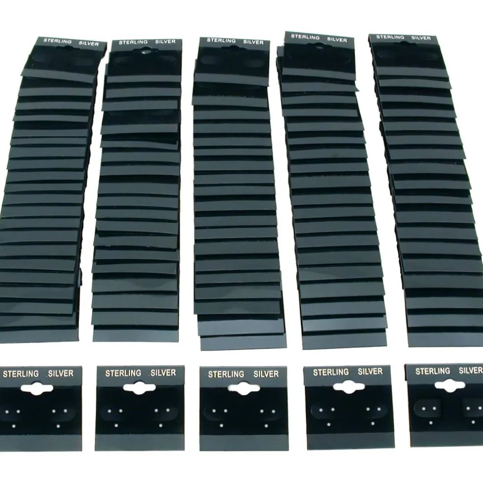 Revolving Rotating Acrylic Earring Display & 100 1 1/2" Cards