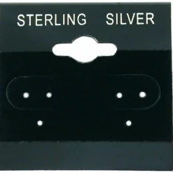 Revolving Rotating Acrylic Earring Display & 100 1 1/2