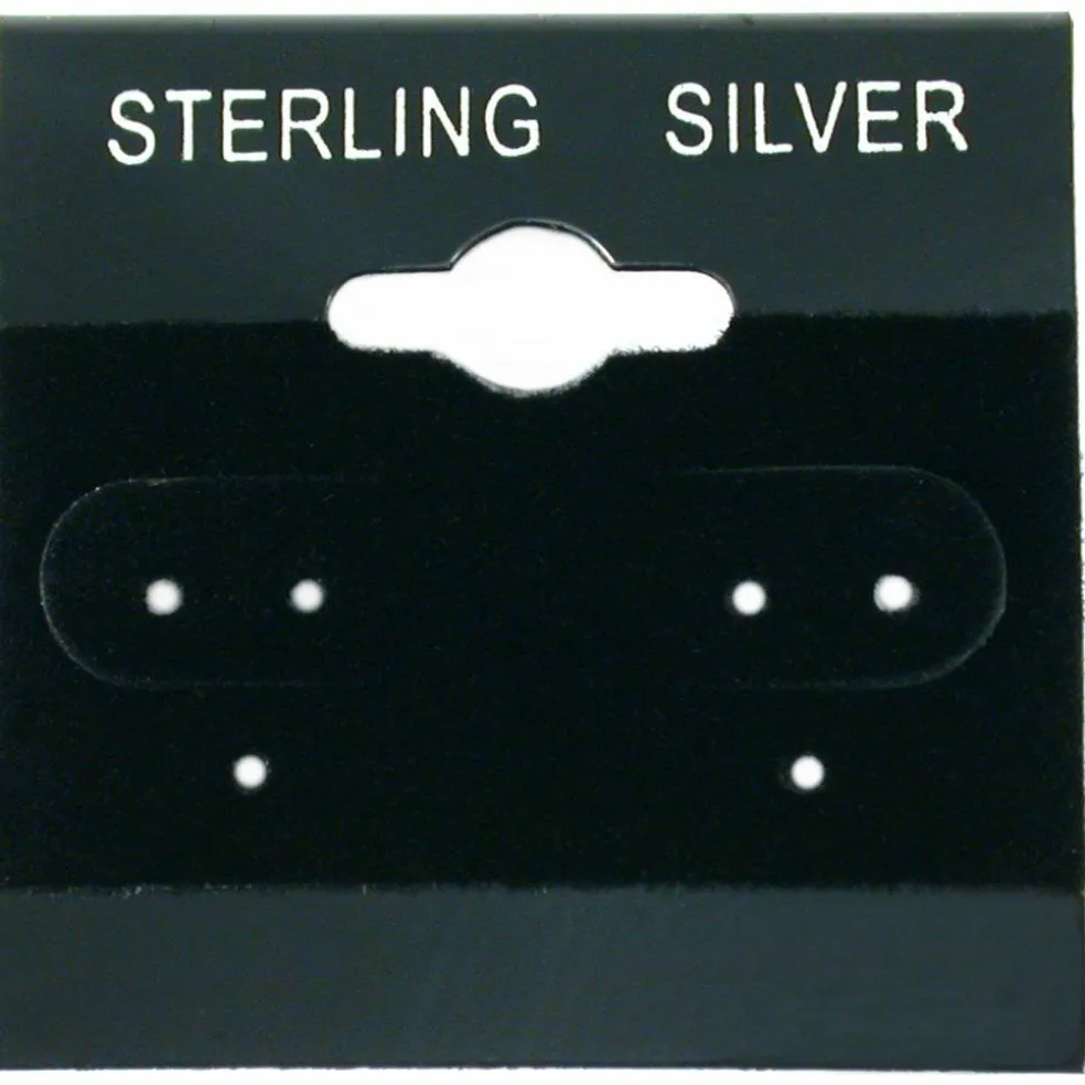 Revolving Rotating Acrylic Earring Display & 100 1 1/2" Cards