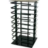 Revolving Rotating Earring Counter Display Stand 4 Sided Black