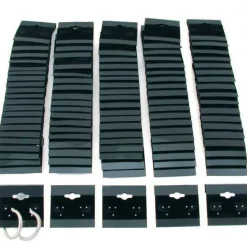 2 Revolving Rotating Earring Jewelry Display Racks 100 Hanging Cards New