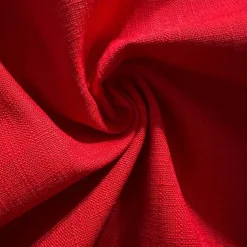 Rhapsody Red Cotton Linen Drapery Fabric By the Yard