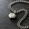 Rhodium Etched Hexagon Locket by Bead Landing™