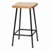 Richeson Lyptus and Steel Stool - 24"H, Square