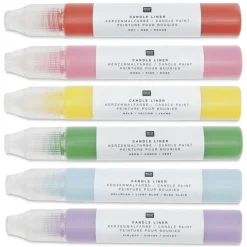Rico Design Candle Liner Paints - Set of 6