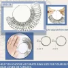 Ring Sizer Mandrel & Shaper Tool – Metal Ring Measuring, Resizing, and Repair Kit with Jewelry Mallet