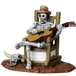 Rocking Chair Skeleton - Lemax Spooky Town