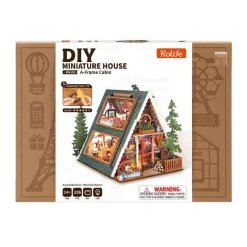Rolife A-Frame Cabin DIY Miniature House DG181