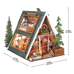 Rolife A-Frame Cabin DIY Miniature House DG181