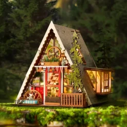 Rolife A-Frame Cabin DIY Miniature House DG181