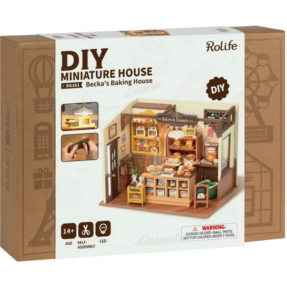 Rolife Becka's Baking House DIY Miniature House Kit