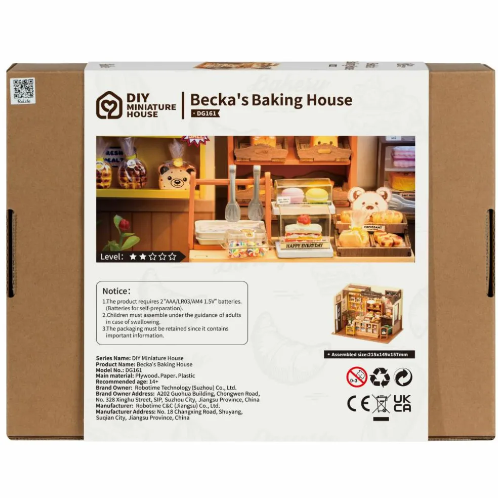 Rolife Becka's Baking House DIY Miniature House Kit