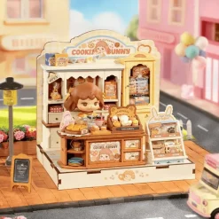 Rolife Cookii Bunny's Cookie Shop DIY Miniature House DG177