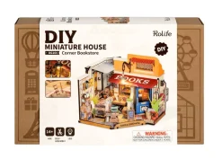 Rolife® Corner Bookstore DIY Miniature House Kit