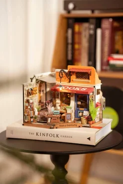 Rolife® Corner Bookstore DIY Miniature House Kit