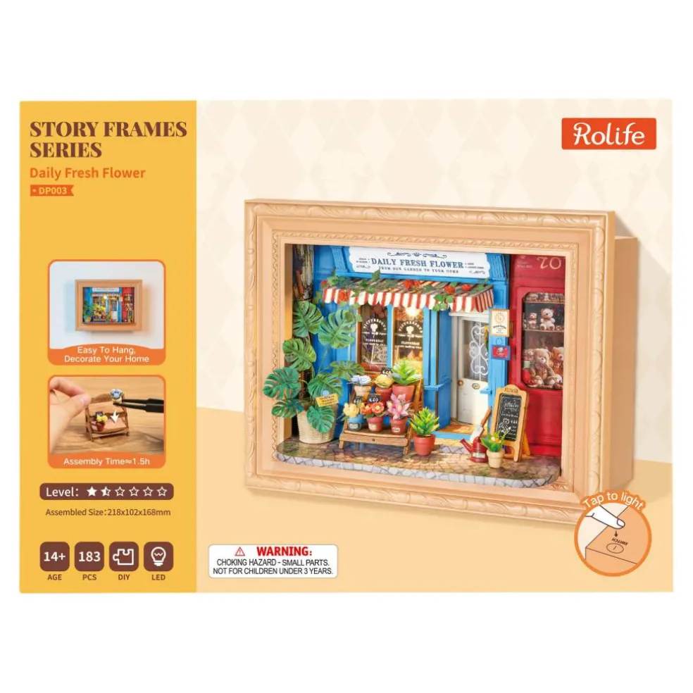 Rolife® Daily Fresh Flower Miniature Diorama Kit